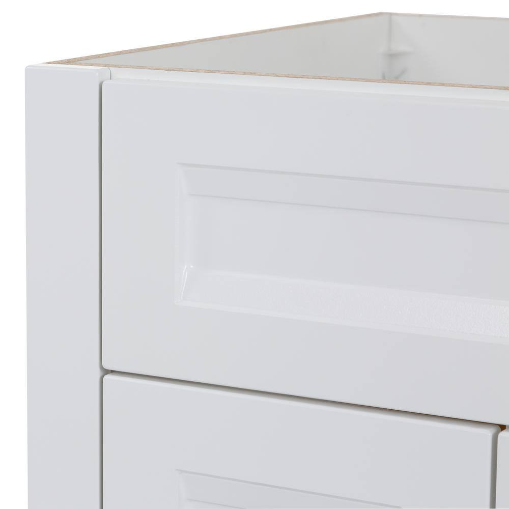 Home Decorators Collection Ridge 48 in. W x 21.6 in. D x 34 in. H Bath Vanity Cabinet without Top in White RG48-WH