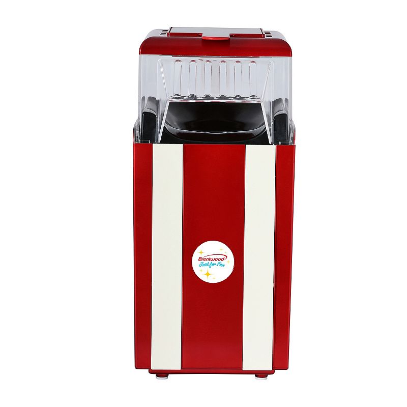 Brentwood PC-488R Classic Striped 8-Cup Hot Air Popcorn Maker