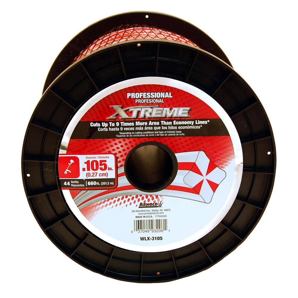 Arnold Professional Xtreme Spool 660 ft. 0.105 in. Universal 4 Point Star Trimmer Line WLX-3105