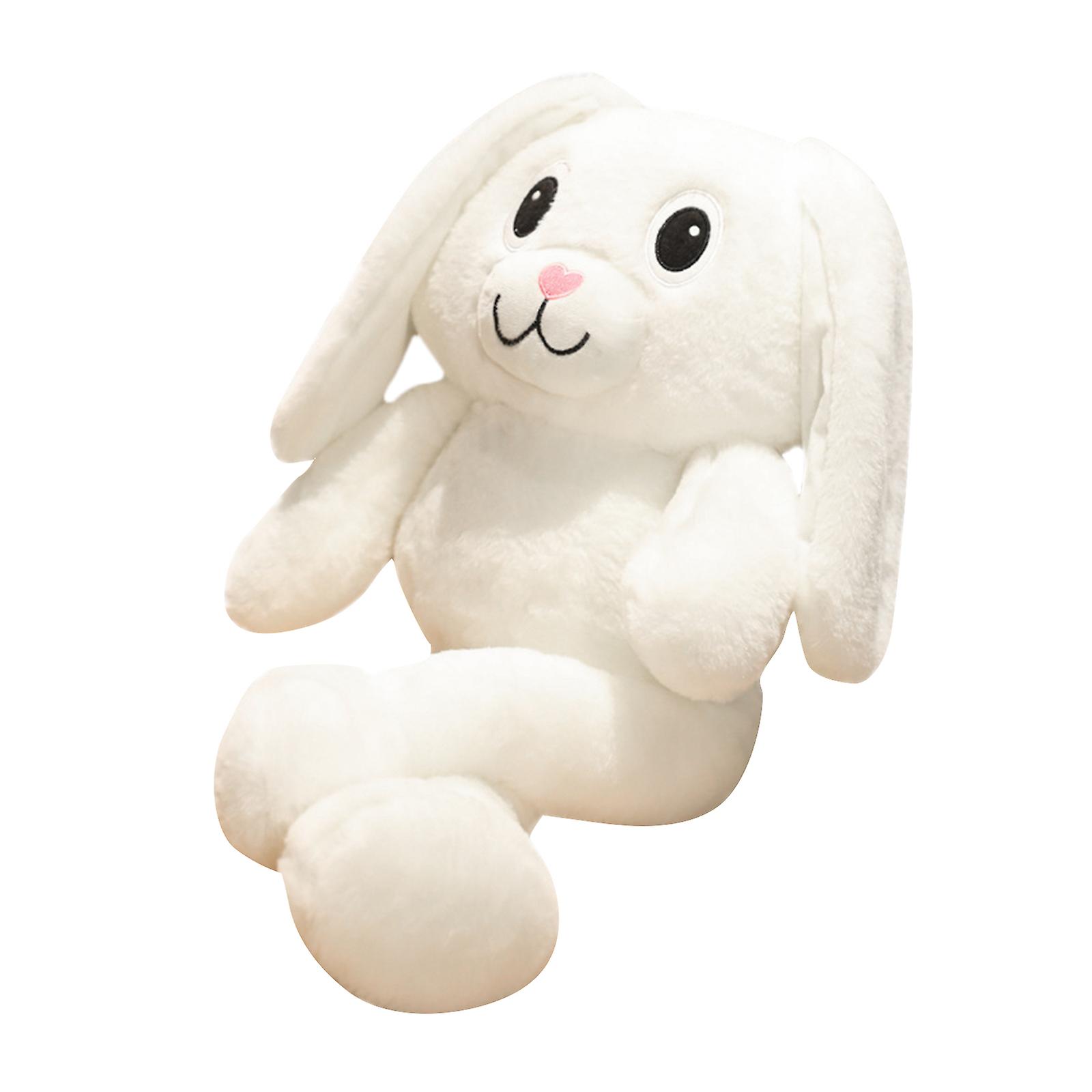 (100cm White) Stretched Ears， Stretchable Long Legged Rabbit