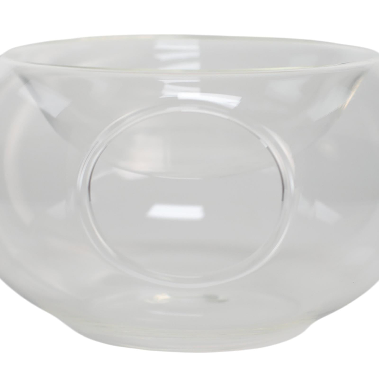 Glass Salad Bowl，Reusable Bowl for Breakfast， Serving， Decoration， Party ， 300ml