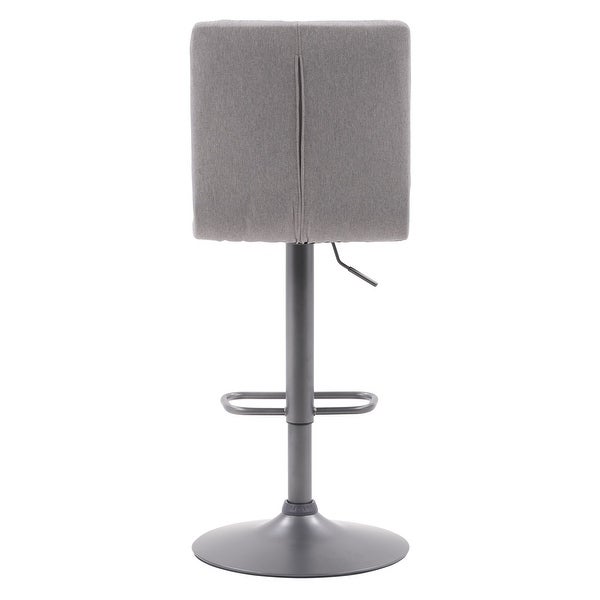 CorLiving Palmer Adjustable Channel Tufted Barstool