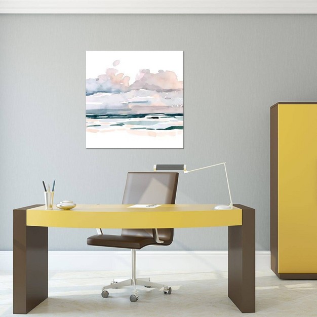 Soft Coastal Abstract Ii By Emma Scarvey Unframed Wall Canvas Icanvas