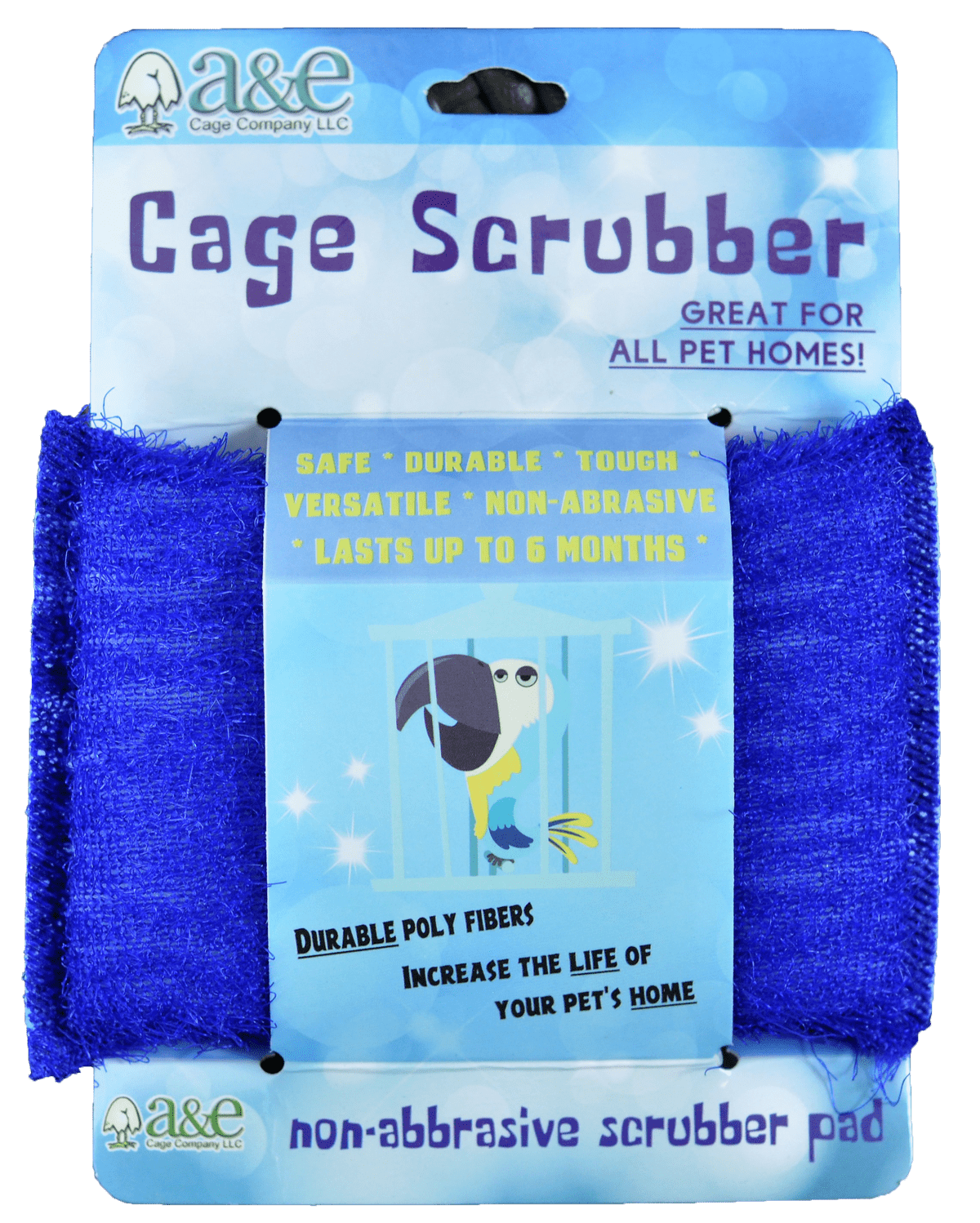 AandE Birdcages Scrubber for Bird Cage