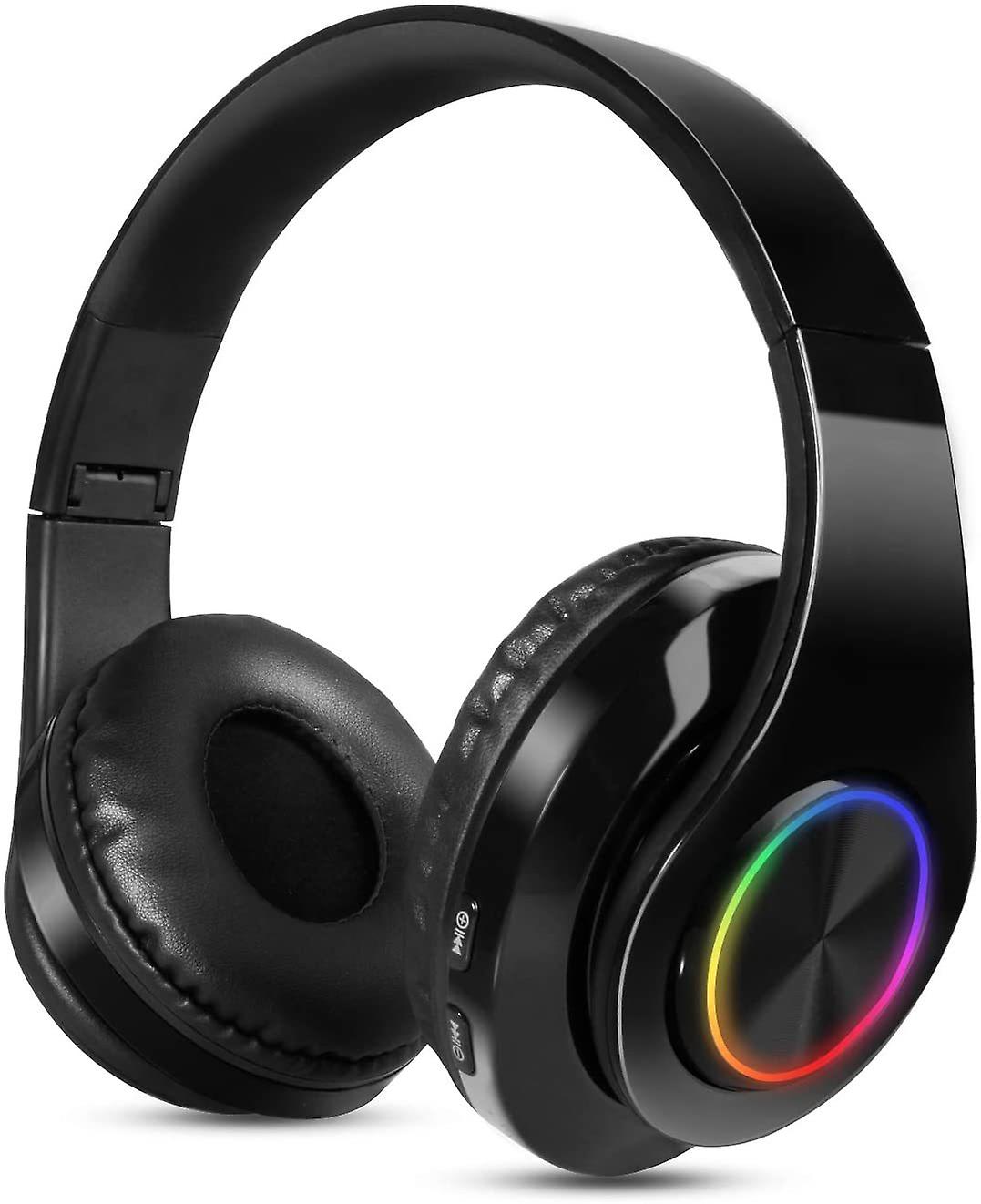 Chronus B39 Wireless Bluetooth Headphones， with Built in Mic  for Iphone Mobile Ipad Android Pc Black