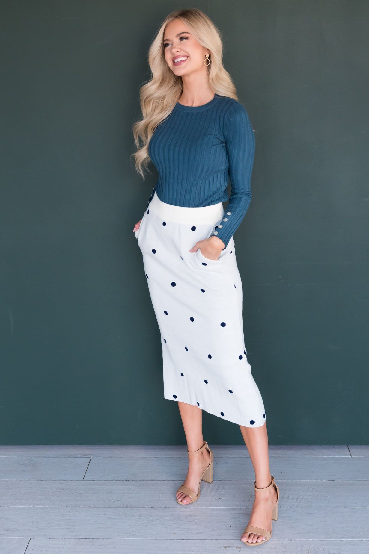 Graceful Simplicity Modest Sweater Skirt