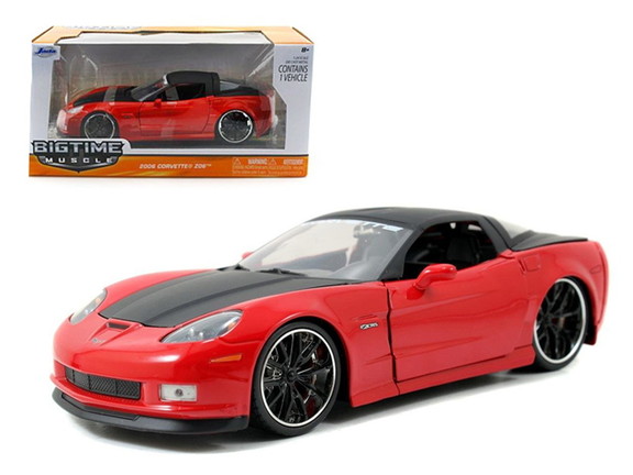 Jada 2006 Chevrolet Corvette Z06 Blue 1/24 Diecast...