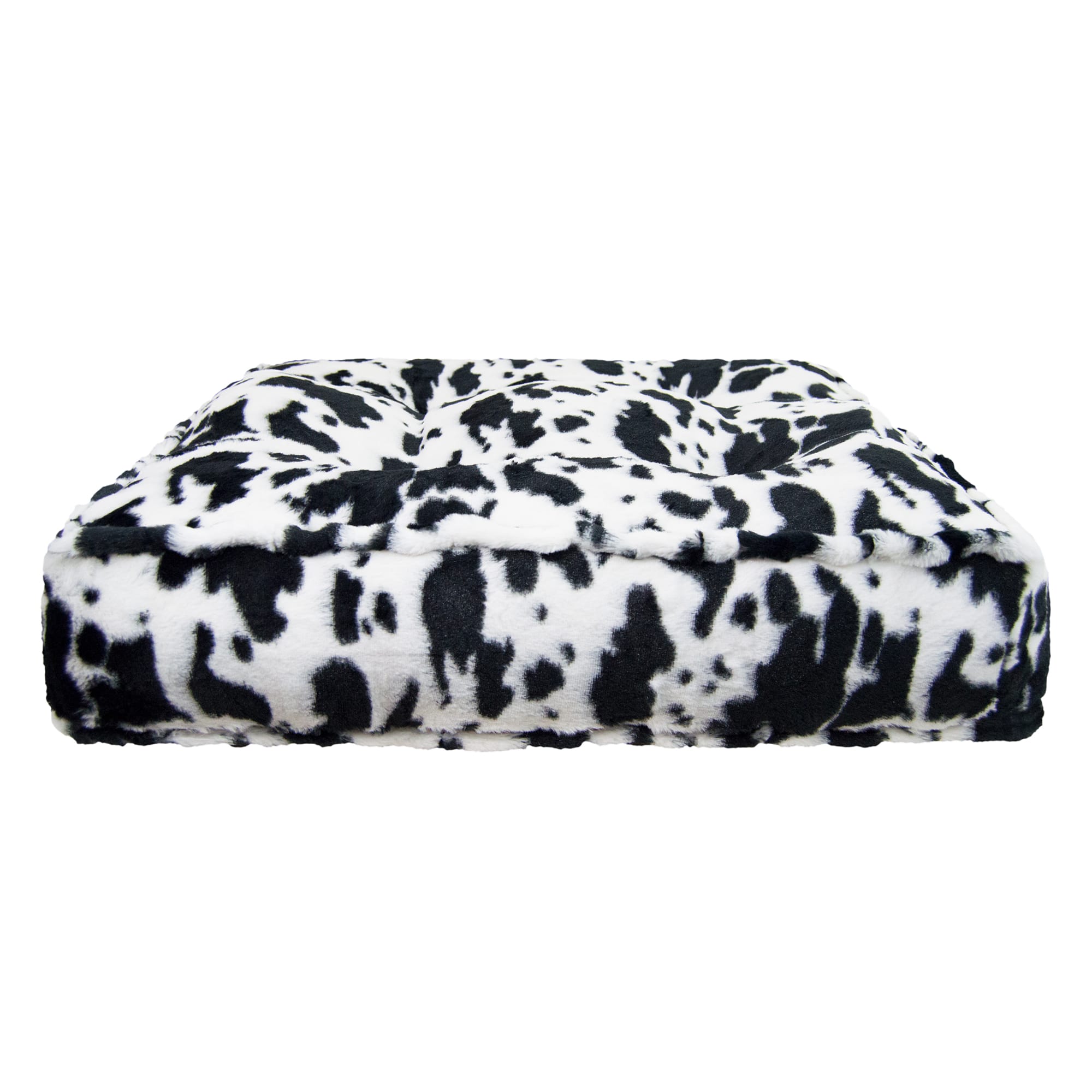 BESSIE AND BARNIE Spot Pony Luxury Extra Plush Faux Fur Rectangle Dog Bed， 28