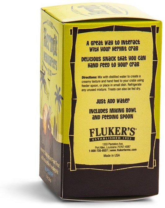 Fluker's Interactive Powder Blueberry Instant Fruit Hermit Crab Food