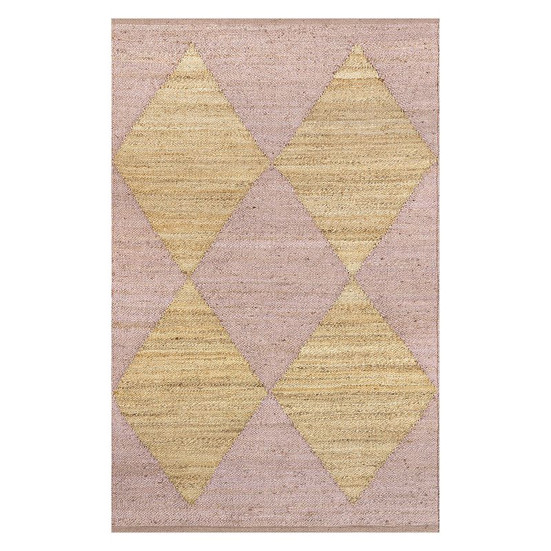 nuLOOM Pandora Diamond Jute Area Rug