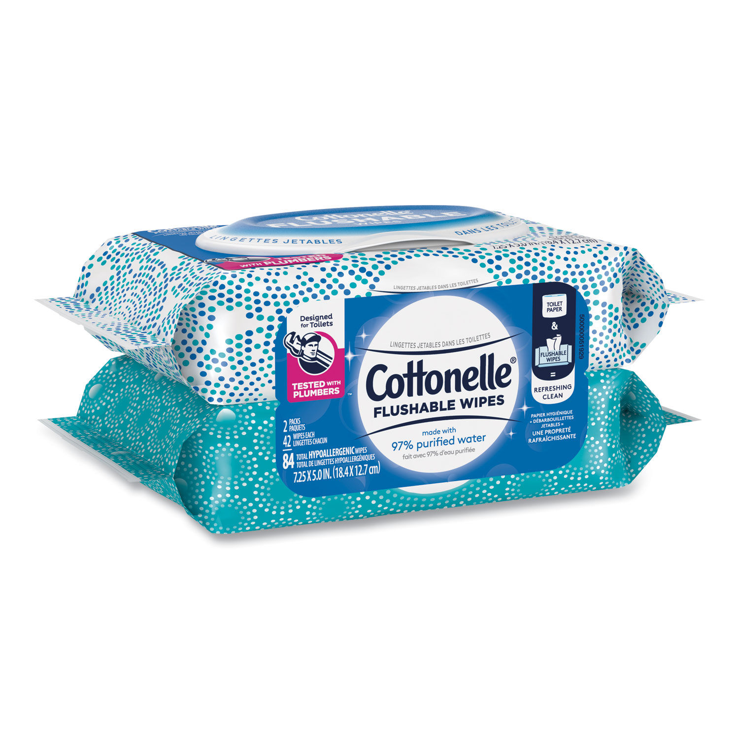 Fresh Care Flushable Cleansing Cloths by Cottonelleandreg; KCC35970