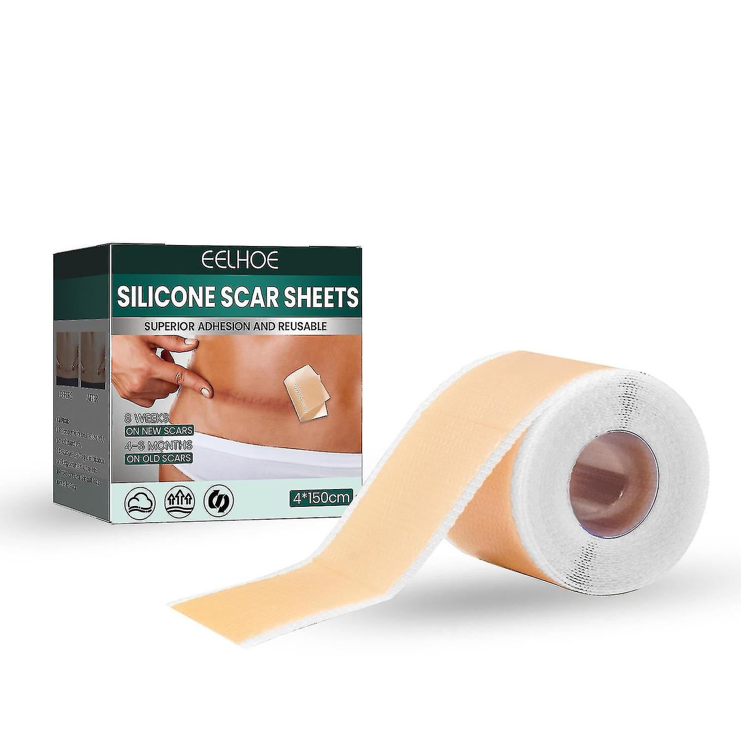 Silicone Scar Sheets Pregnancy Caesarean Section Scar Skin Color Invisible Beauty Sheets Scar Repair