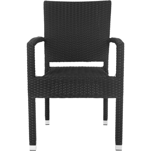 Kelda Stacking Arm Chair set Of 2 Safavieh