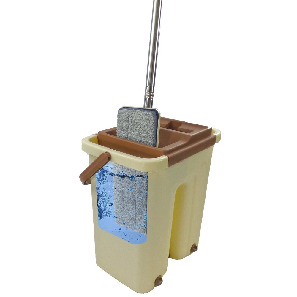 Self Cleaning Drying Wringing Mop Bucket System or Replacement Mop Heads