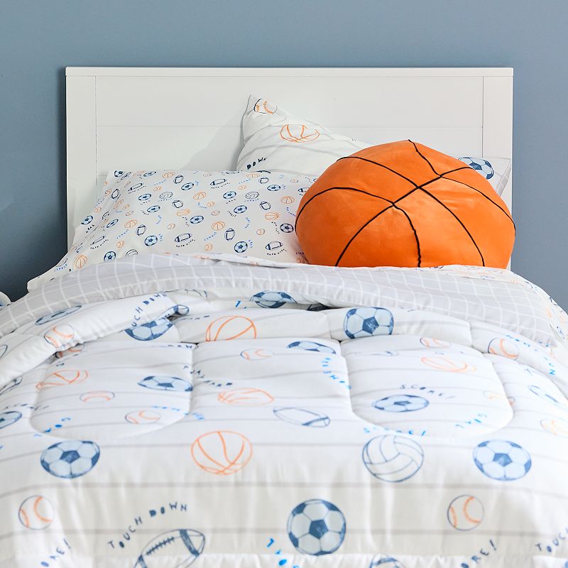 The Big One Kids? Bode Sports Reversible Comforter Set with Shams