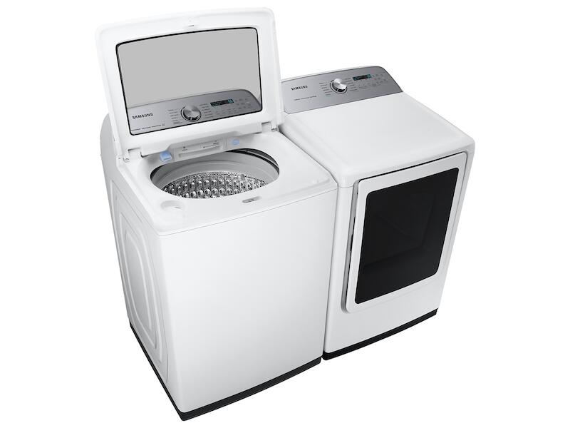 Samsung DVE52A5500W 7.4 Cu. Ft. Smart Electric Dryer With Steam Sanitize+ In White