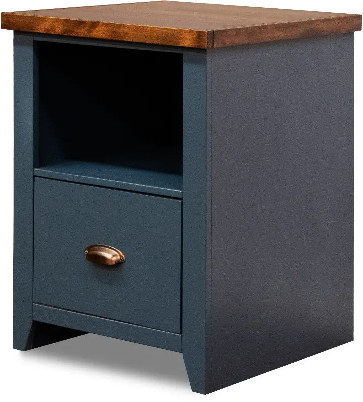 Nantucket Blue File Cabinet