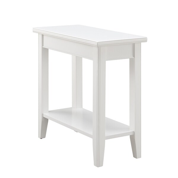 Leick Home Laurent Narrow End Table with Shelf