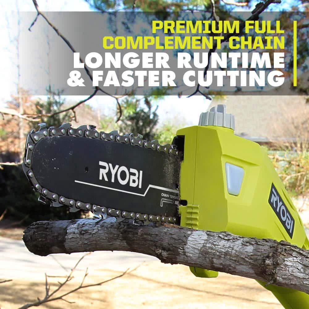 RYOBI 40V 10 in Cordless Battery Pole Saw with 20 Ah Battery and Charger