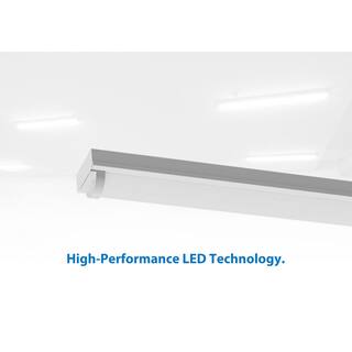 NICOR LS1- 4 ft. 225-Watt White Integrated LED Linear Strip Light in 3000K LS1-10S-UNV-30