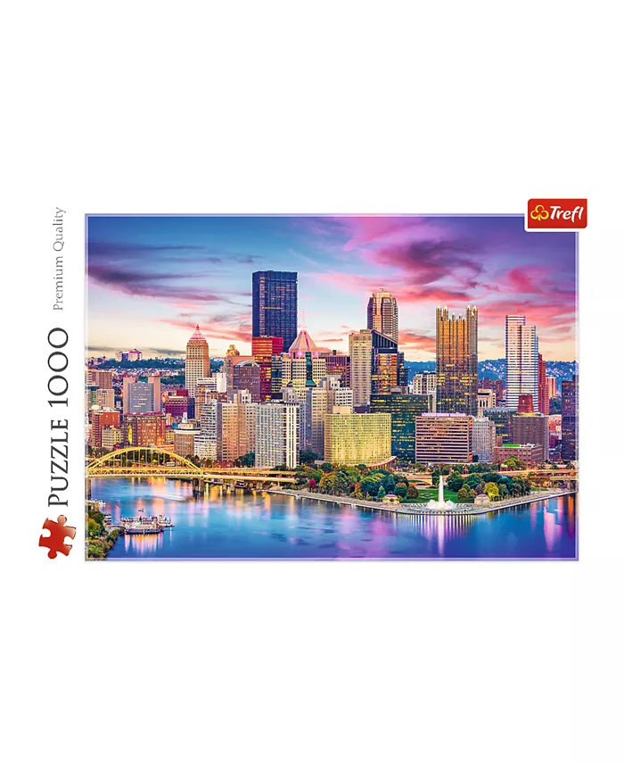 Trefl Red 1000 Piece Puzzle- Pittsburgh Pennsylvania USA