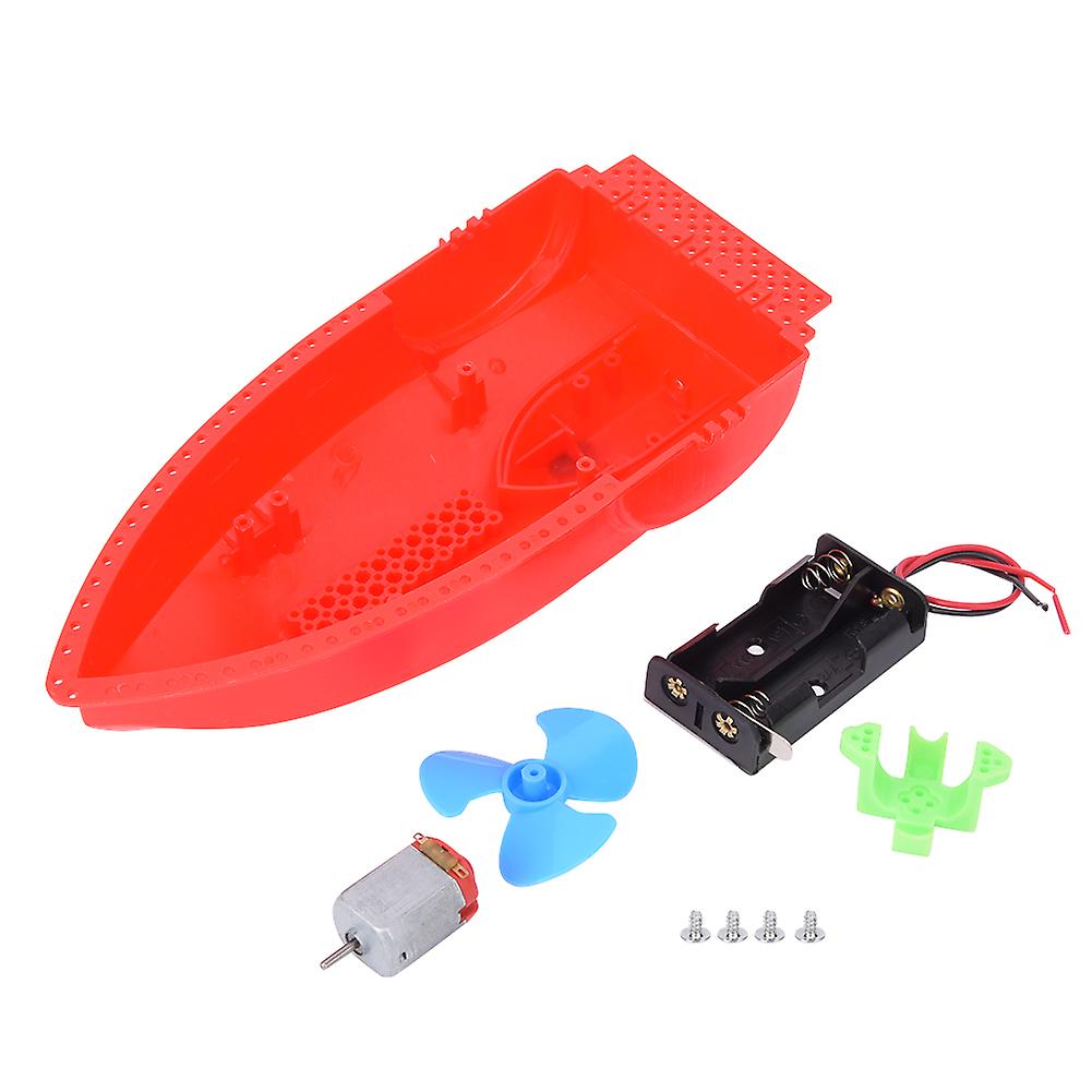 Diy Assemble Aerodynamic Boat Model Wind Power Speedboat Children Electronic Toy