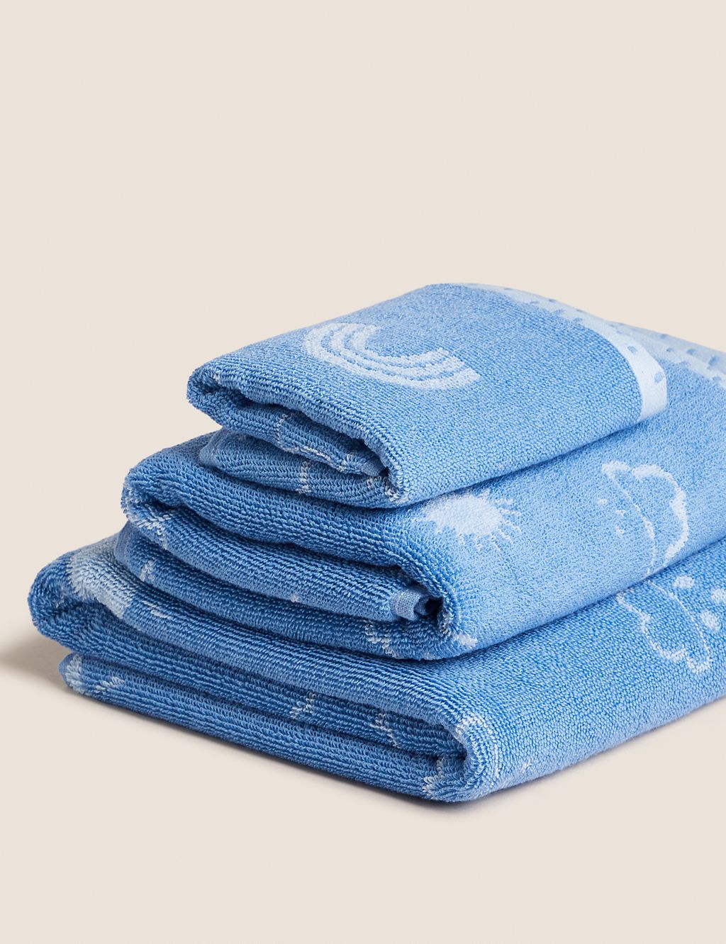 Pure Cotton Sun and Cloud Towel