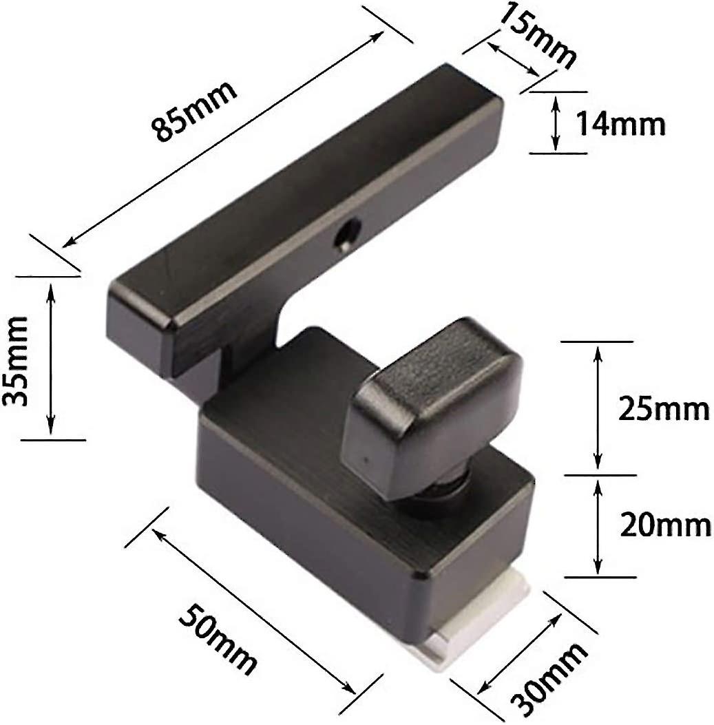 Woodworking Tools - Miter Rail Stop - T-slot - Drop Limit -t-track