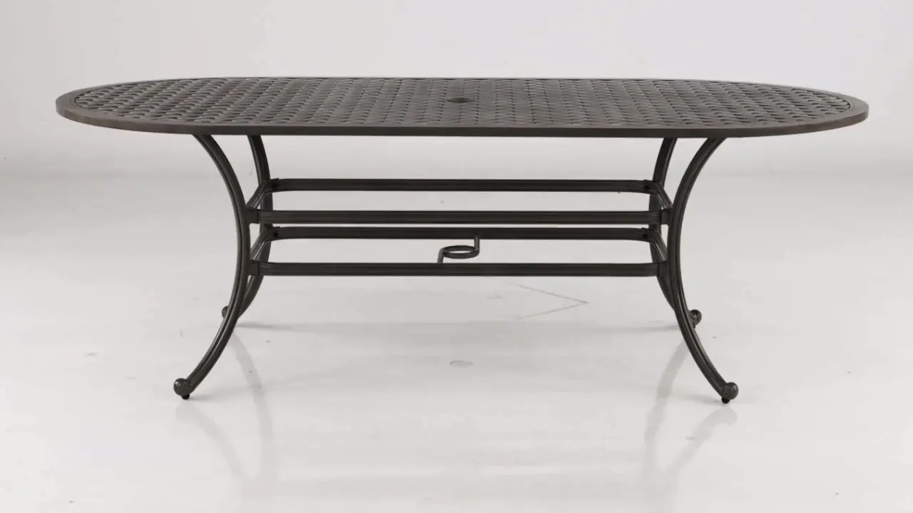 Macan Patio Metal Dining Table