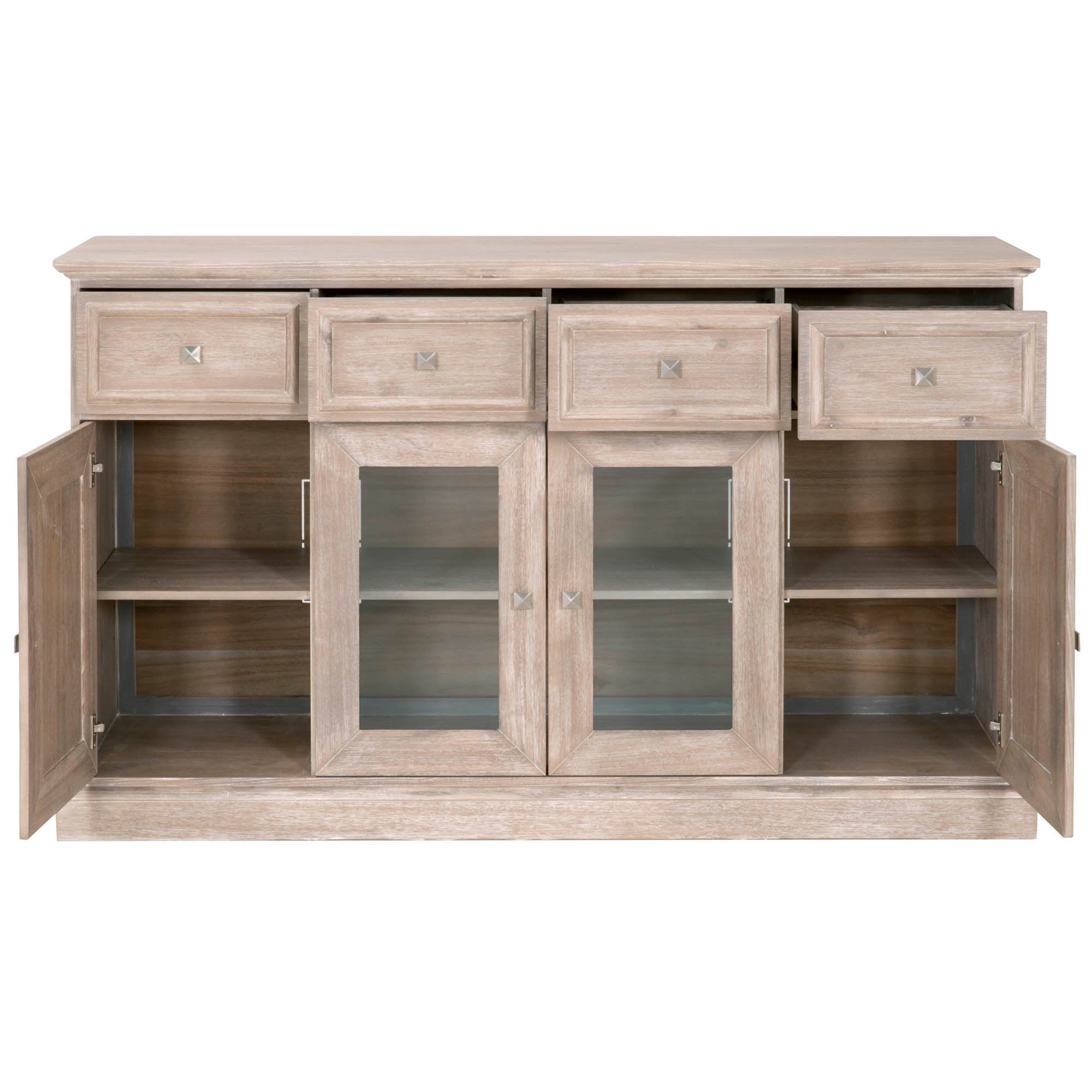 Hudson Media Sideboard in Acacia Veneer