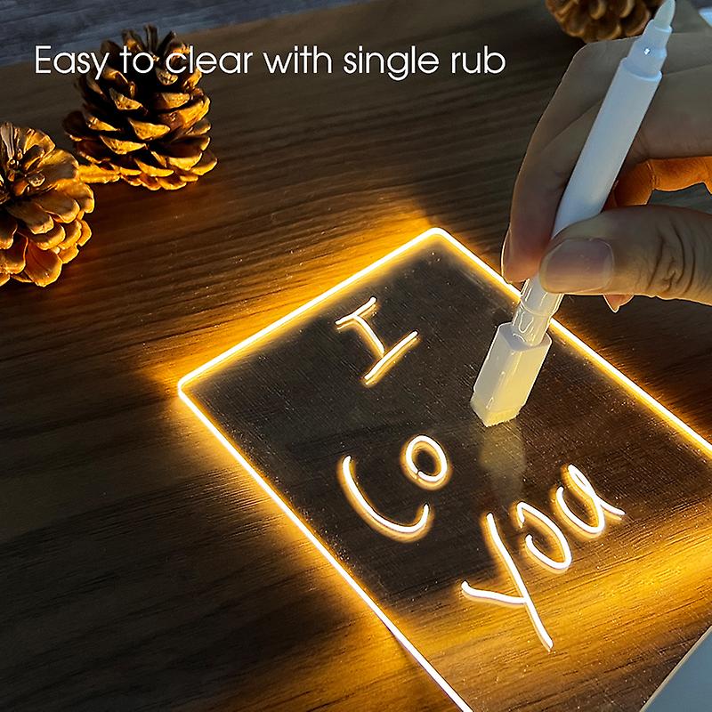 Note Board Creative Led Night Light Usb Message Board Holiday Light  With Pen For Children Girlfriend Decoration Night Lamp