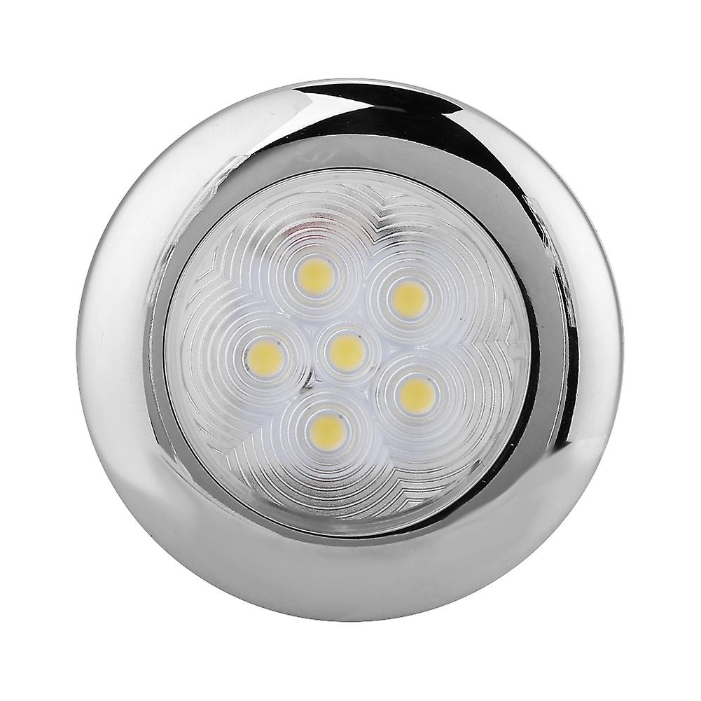 For Marine Boat Yacht 6 Led Light Dome Light Lamp 12v Dc Stainless Steel White