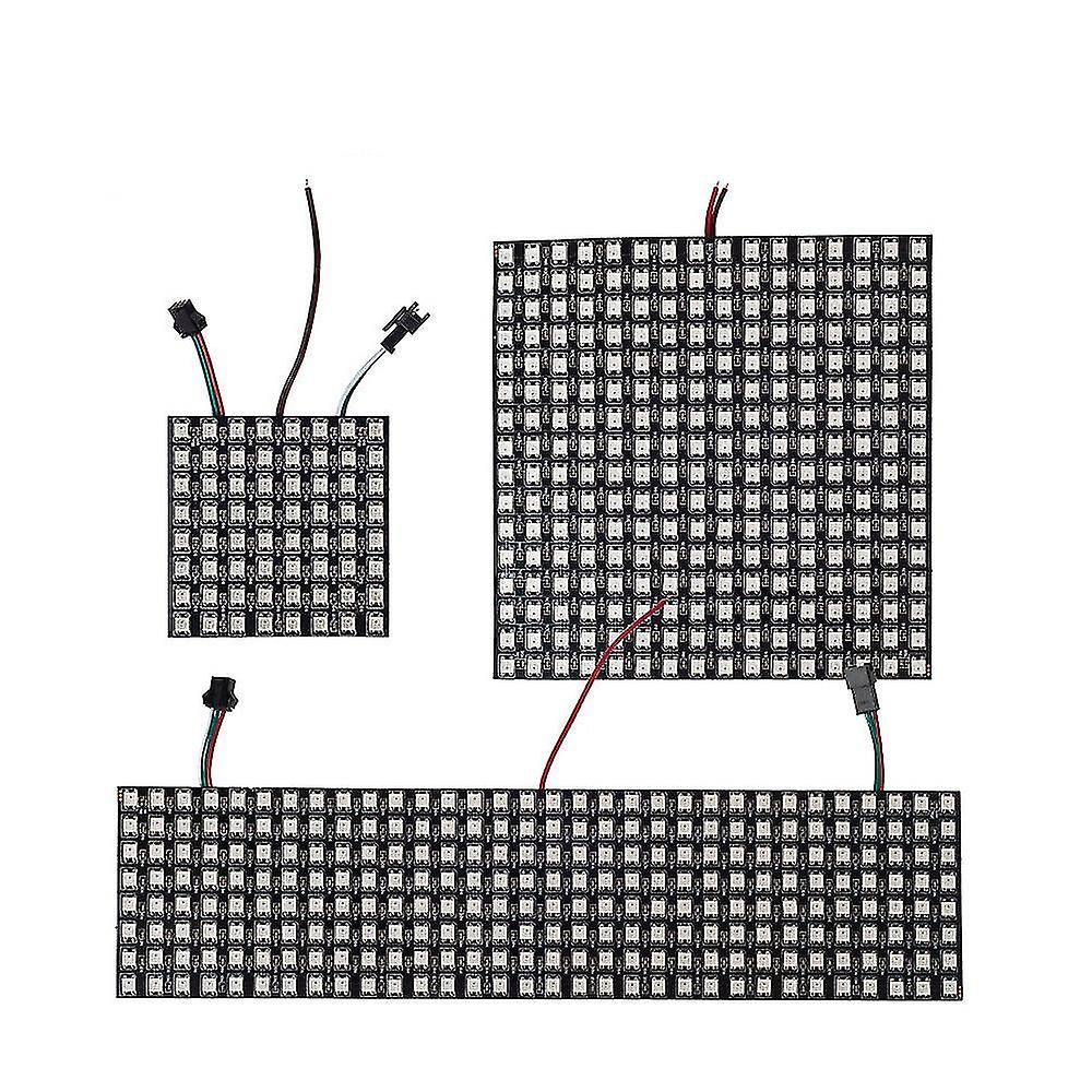 Ws2812b Rgb Led Pixel Panel Light 62 Leds Ws2812b Eco 64 Leds 256 Leds 8x8 16x16 8x32 Digital Screen Individually Addressable 5v