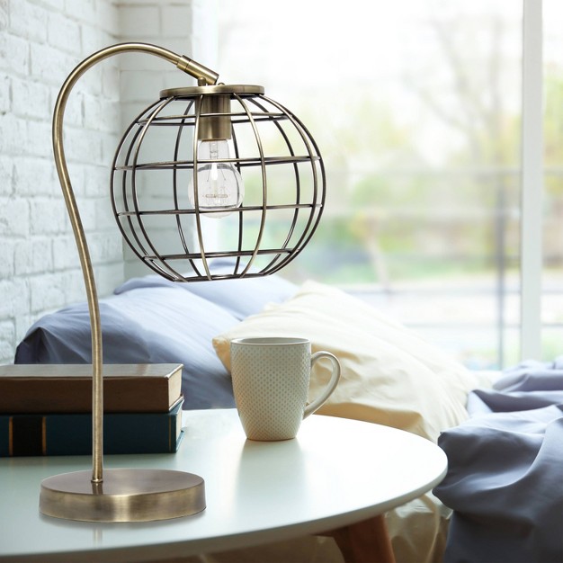 Metal Arched Cage Table Lamp Lalia Home