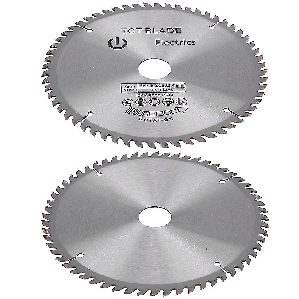 7” (180mm) 60 Teeth Carbide Circular Saw Blade Cutting Disc for Wood Plastic