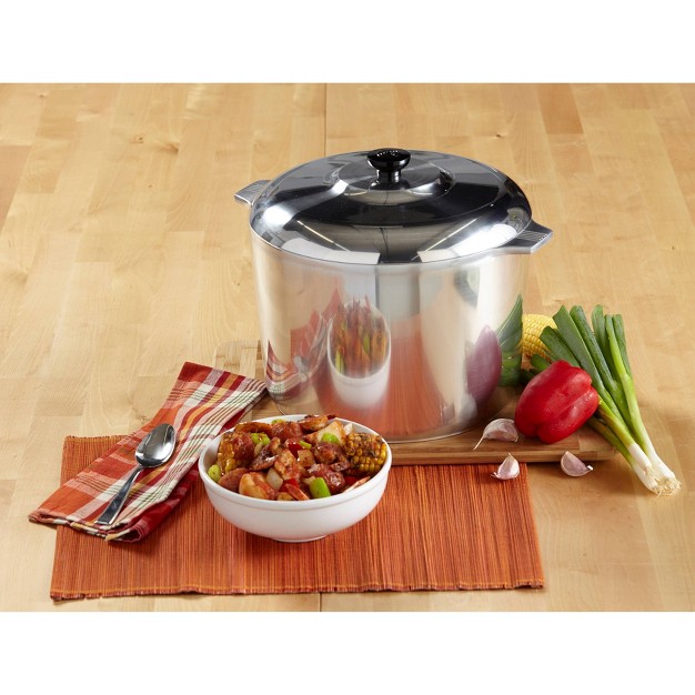 Imusa 14qt Aluminum Cajun Stock Pot