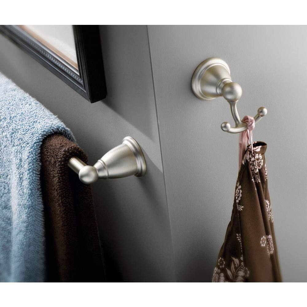 MOEN Brantford 18 in. Towel Bar in Brushed Nickel YB2218BN