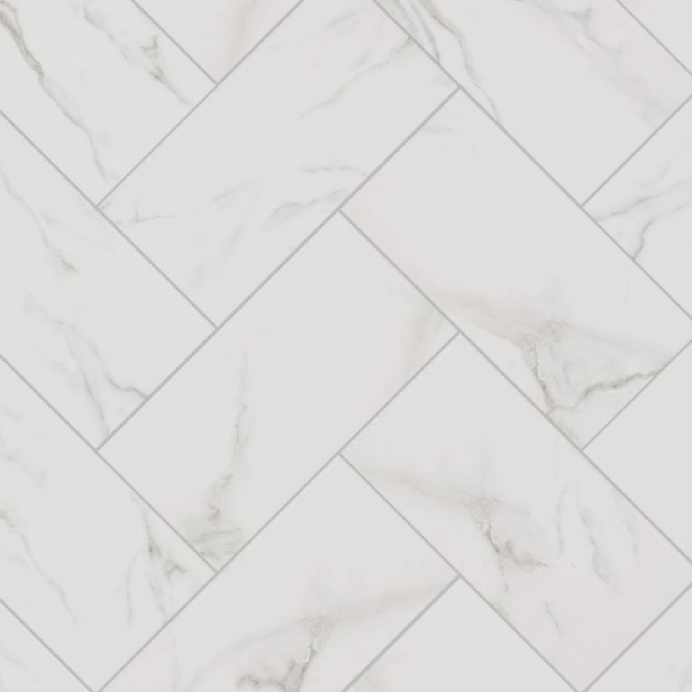 Florida Tile Home Collection Michelangelo White 9 in. x 18 in. Glossy Ceramic Wall Tile (21.8 sq. ft.Case) CHDEZEN109X18