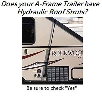 A-Frame Teardrop Trailer Visor