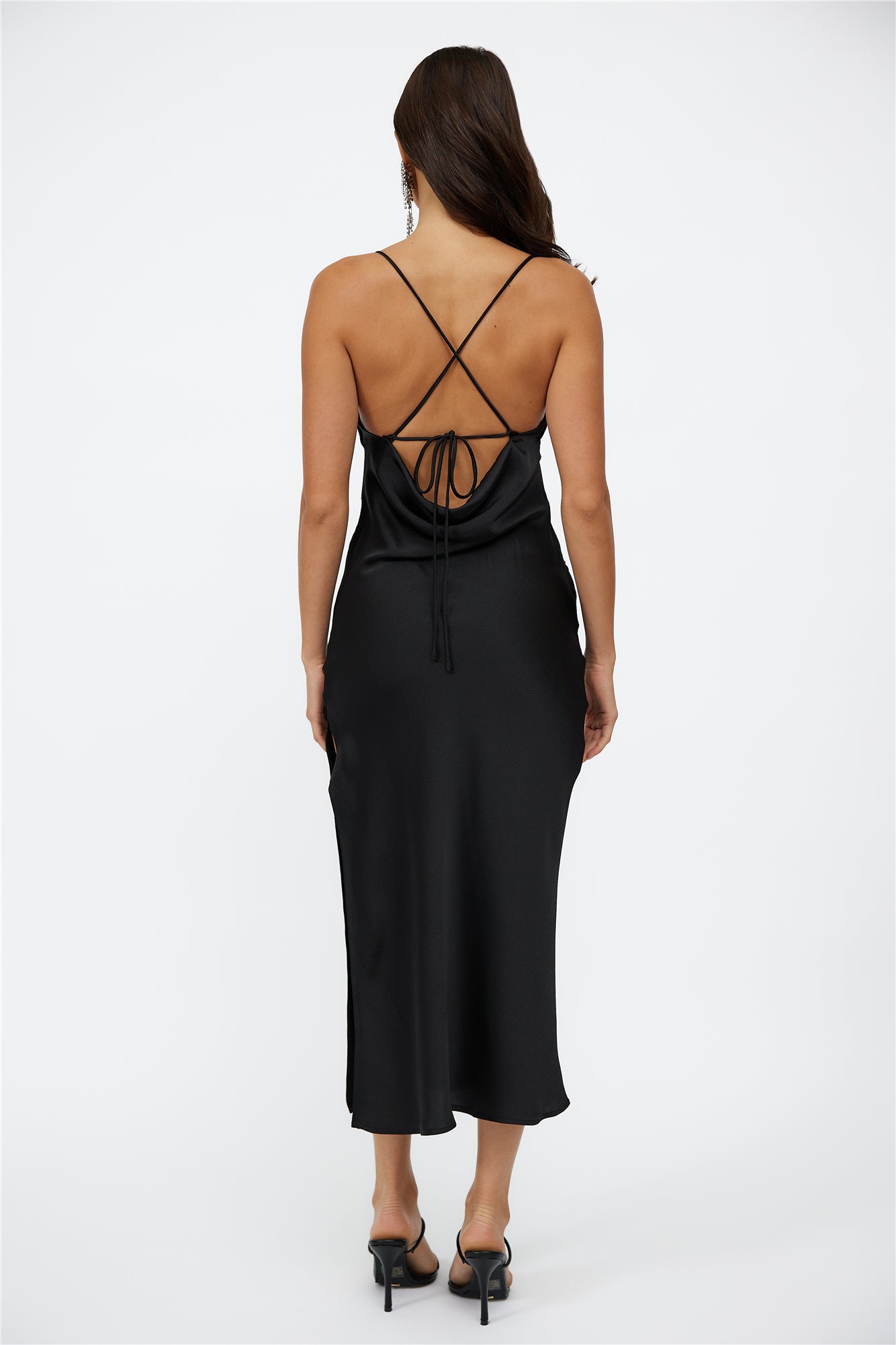 Streets of Paris Maxi Dress Black