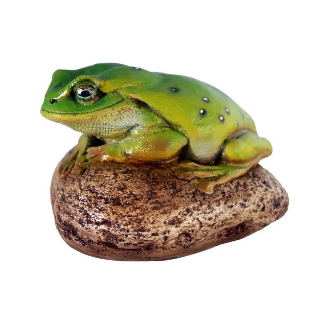 Design Toscano Toad On Rock Statue