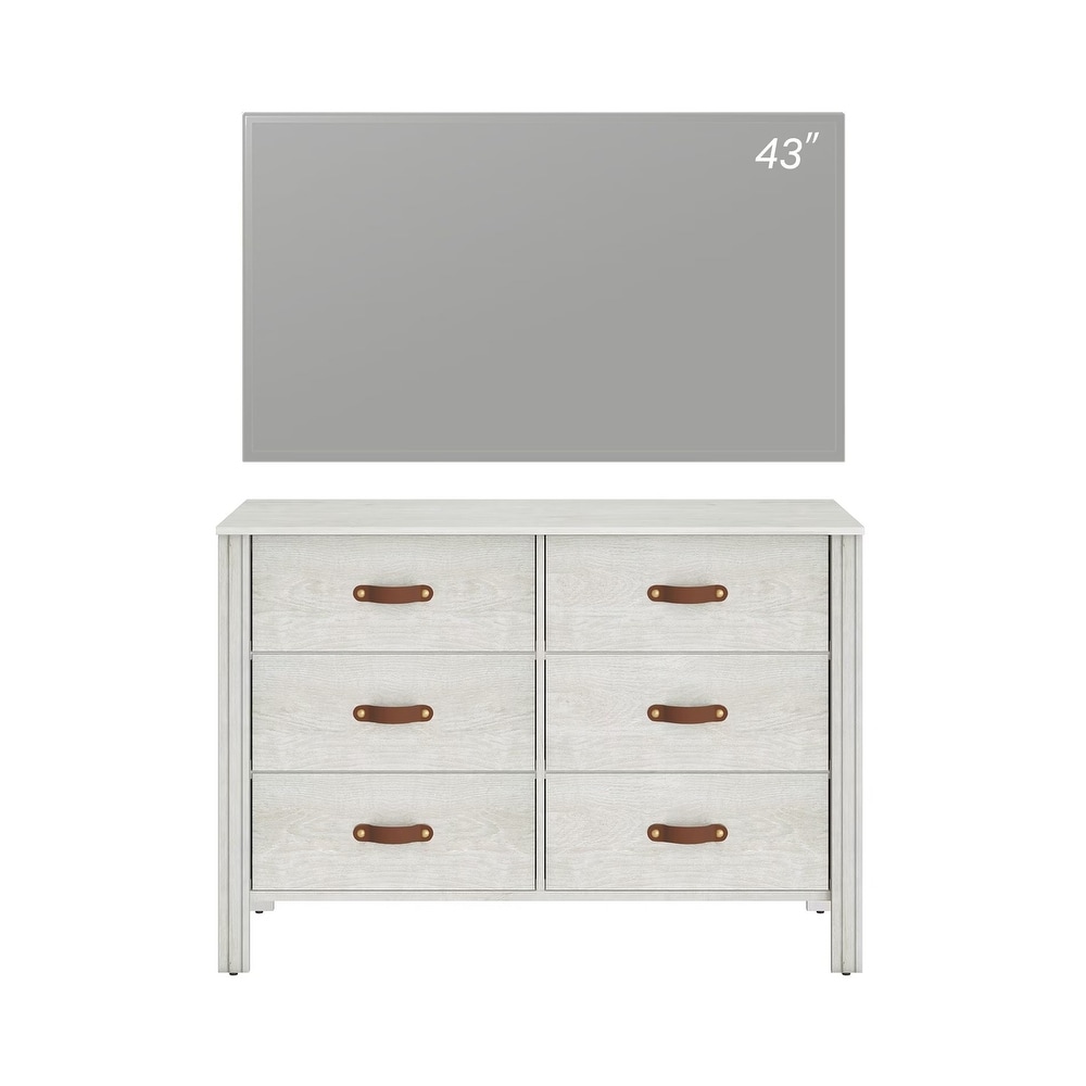 Dresser TV Stand with Drawer  Classic TV Console Table for Living Room