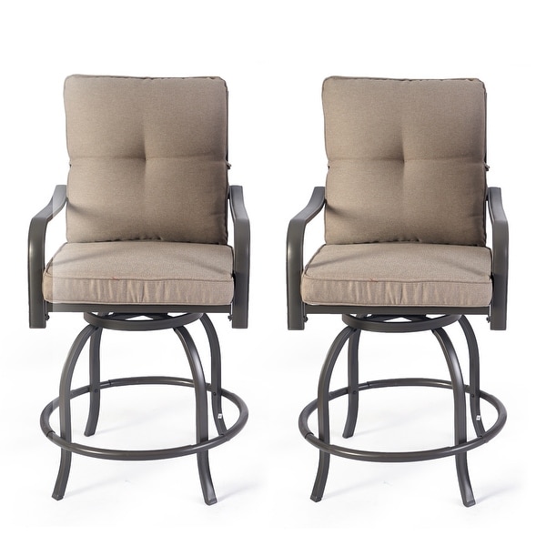 Kozyard Isabella High Swivel Bar Stools/Chair Set