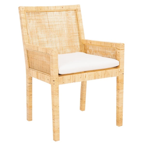 SAFAVIEH Sarai Coastal Accent Chair with Cushion - 22.8