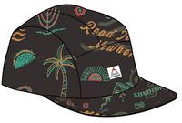 Aventura Recycled 5 Panel Cap - Black