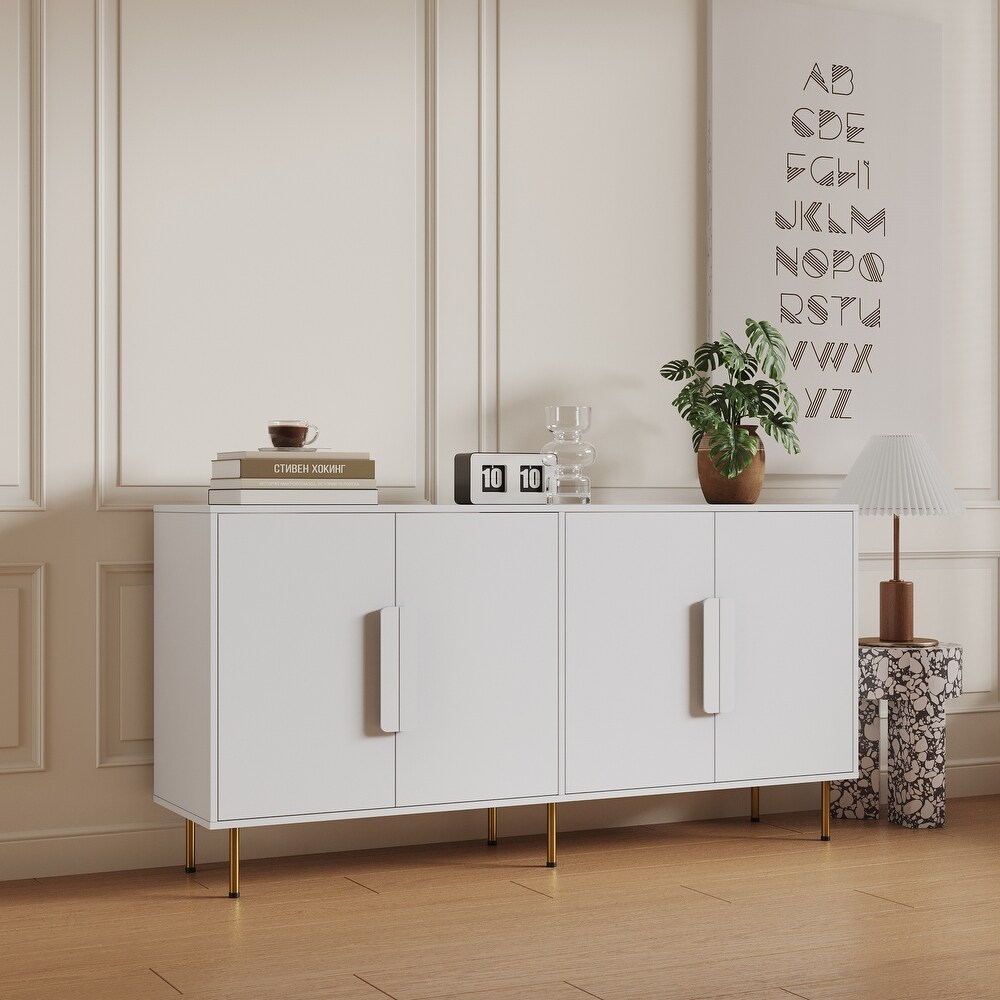 Sideboard Buffet Cabinet with 4 Doors