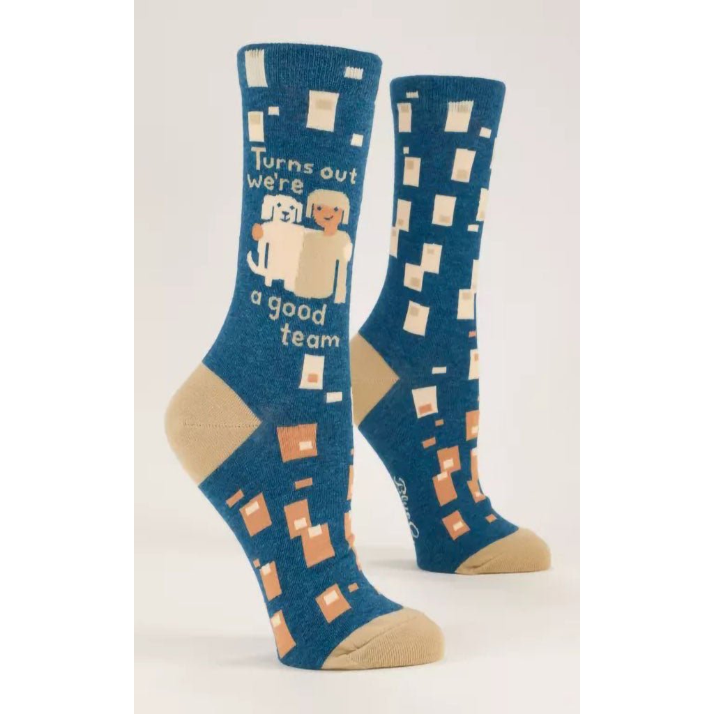   Women's Crew Socks -TURNS OUT WE'RE A GOOD TEAM