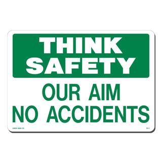 Lynch Sign 14 in. x 10 in. Think Safety Sign Printed on More Durable Thicker Longer Lasting Styrene Plastic TH- 1