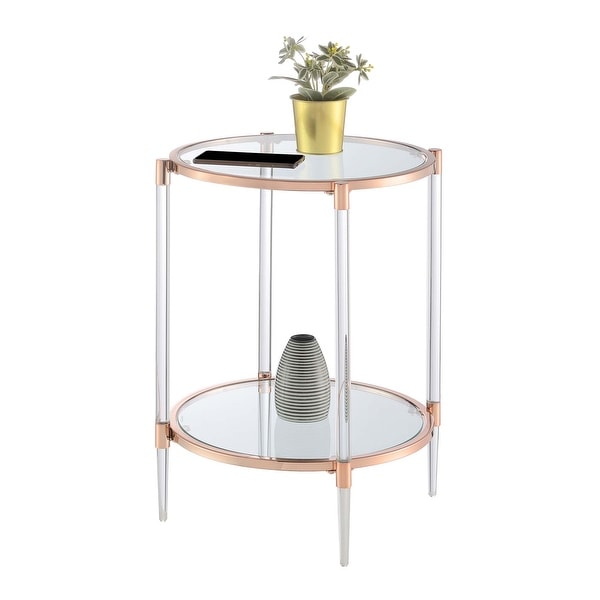 Acrylic Glass End Table