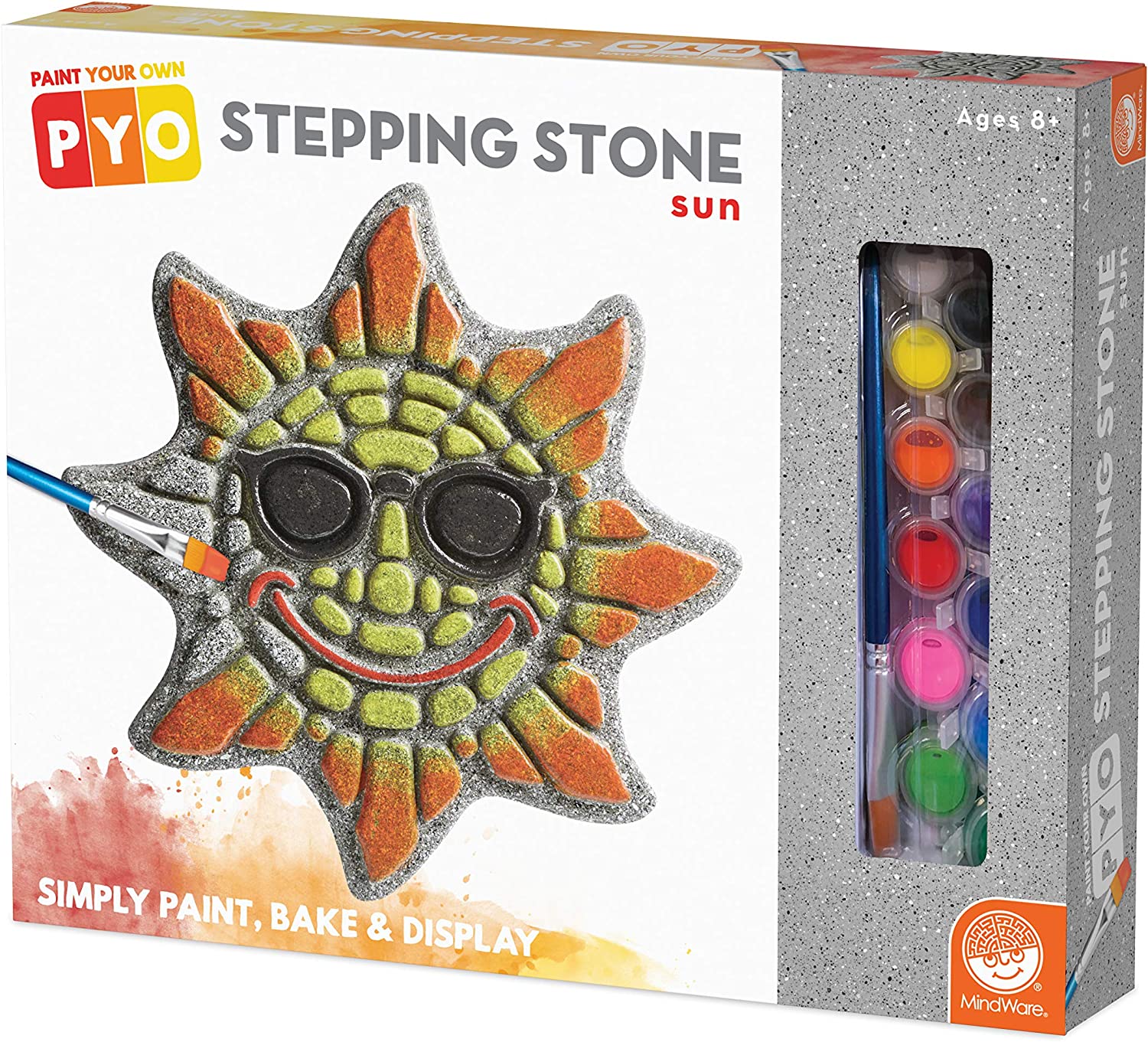 Paint Your Own Stepping Stone: Sun